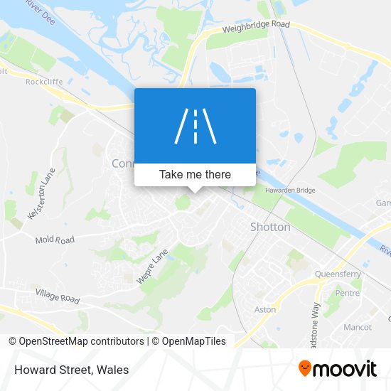 Howard Street map