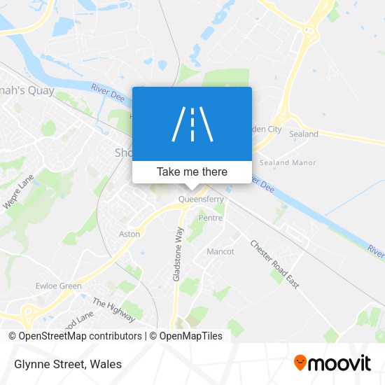 Glynne Street map