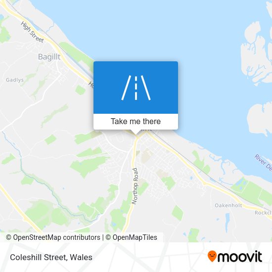 Coleshill Street map