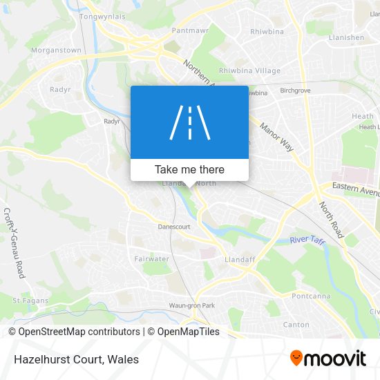 Hazelhurst Court map