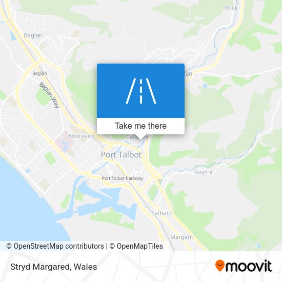Stryd Margared map