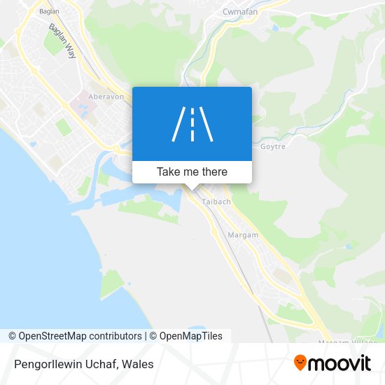 Pengorllewin Uchaf map