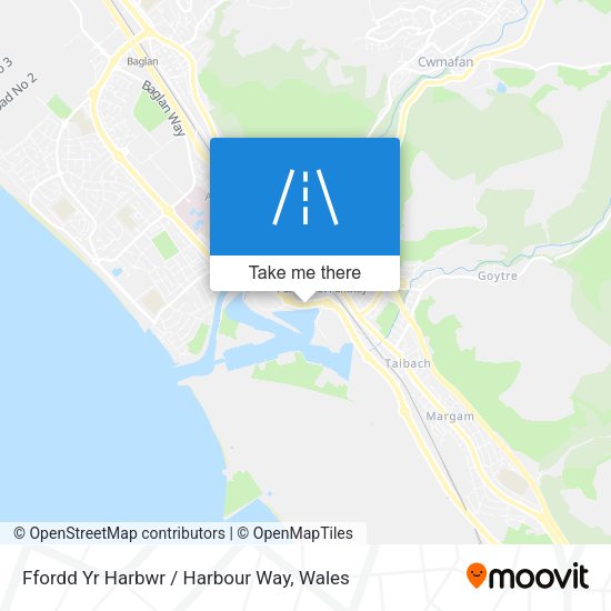 Ffordd Yr Harbwr / Harbour Way map