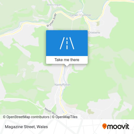 Magazine Street map