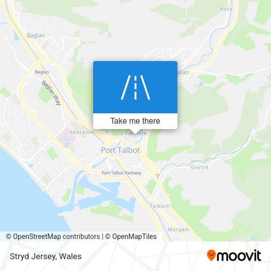Stryd Jersey map