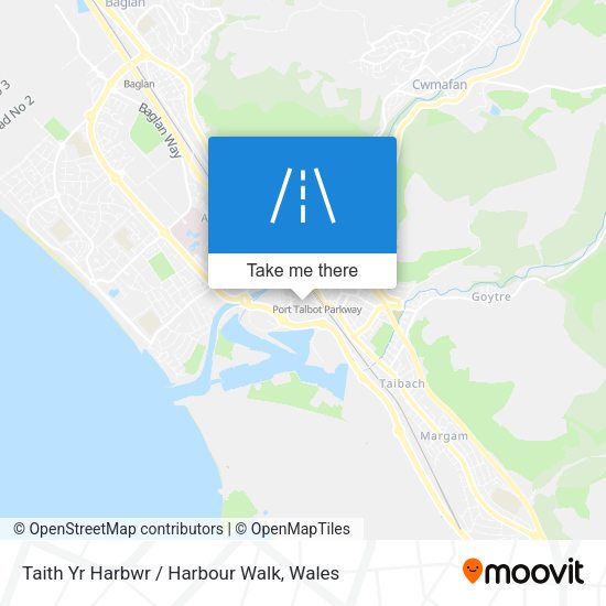 Taith Yr Harbwr / Harbour Walk map