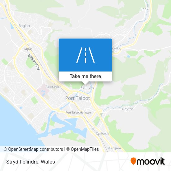 Stryd Felindre map