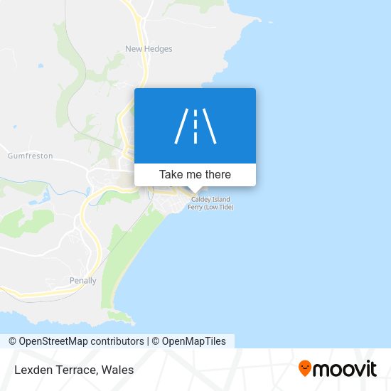 Lexden Terrace map