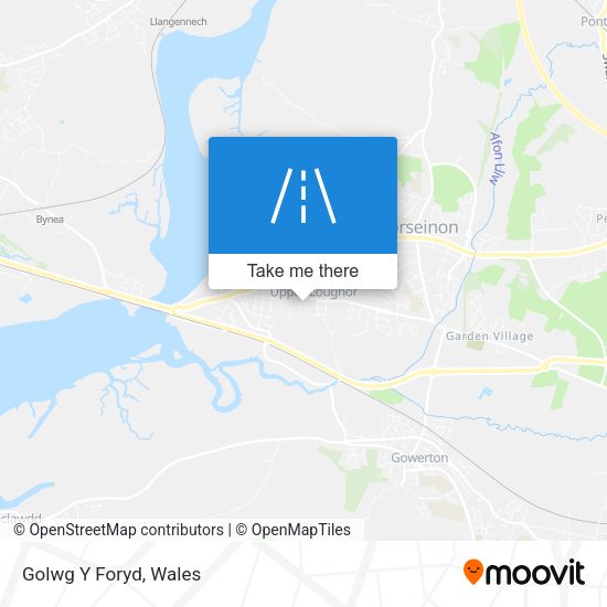 Golwg Y Foryd map