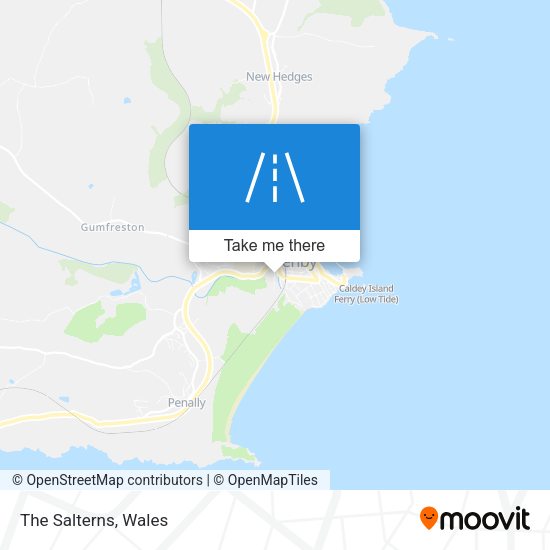 The Salterns map