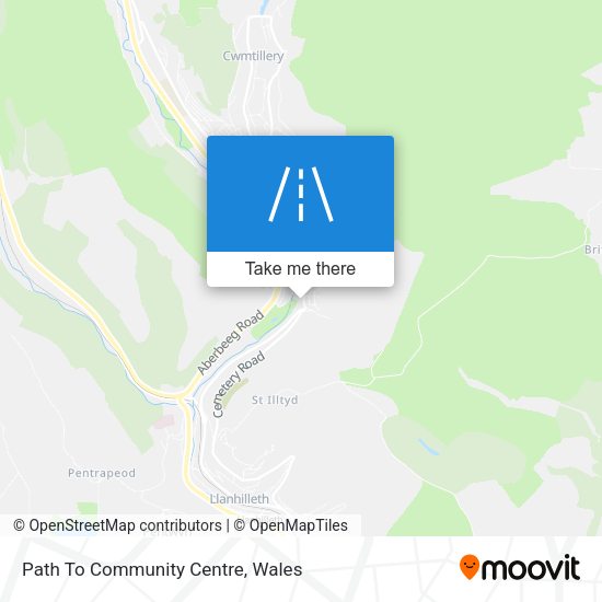 Path To Community Centre map