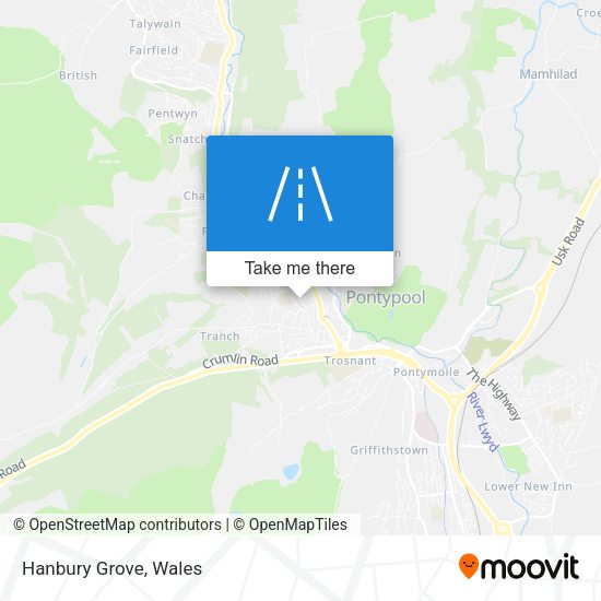 Hanbury Grove map