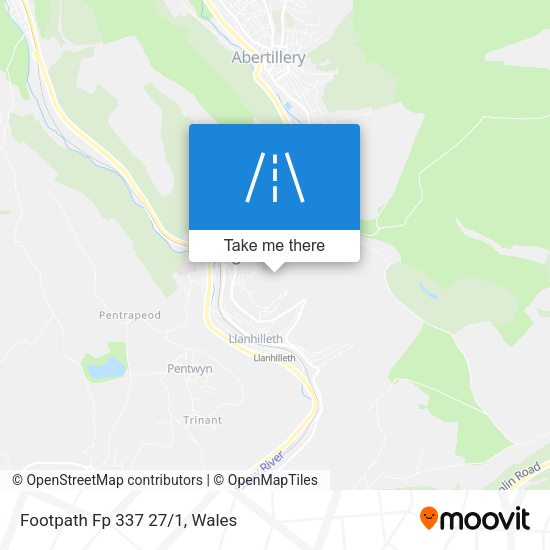 Footpath Fp 337 27/1 map