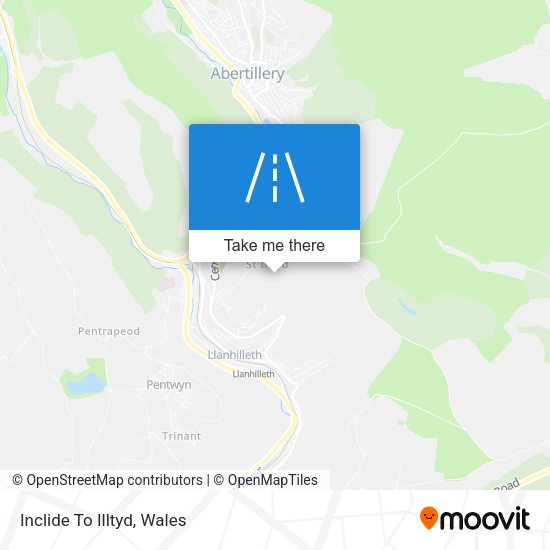 Inclide To Illtyd map