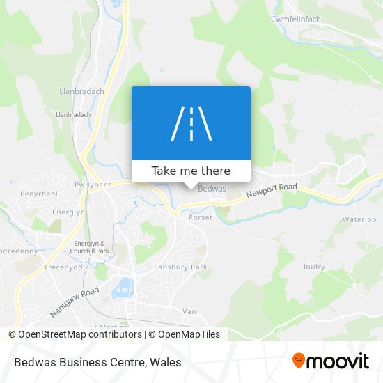 Bedwas Business Centre map