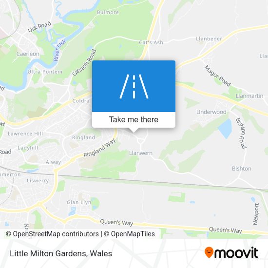 Little Milton Gardens map