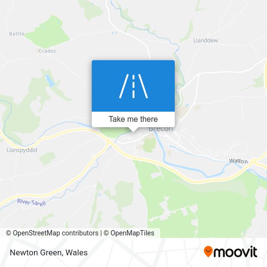 Newton Green map