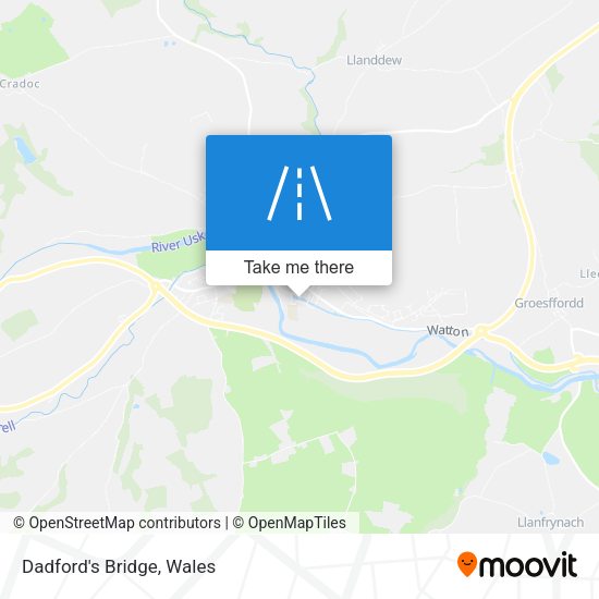Dadford's Bridge map