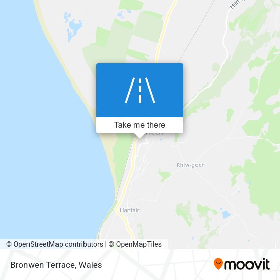 Bronwen Terrace map