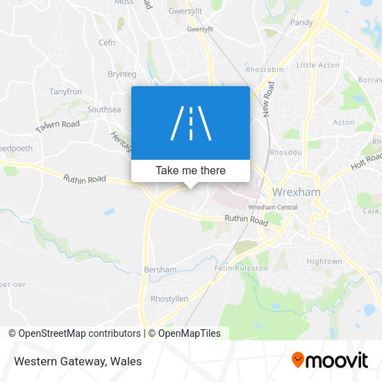 Western Gateway map