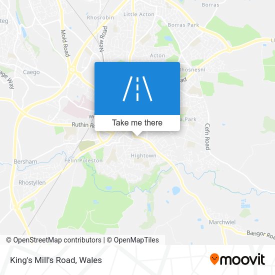 King's Mill's Road map