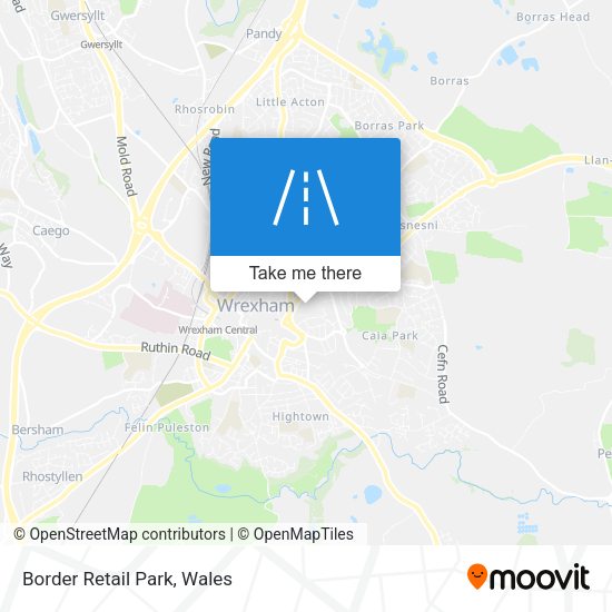 Border Retail Park map
