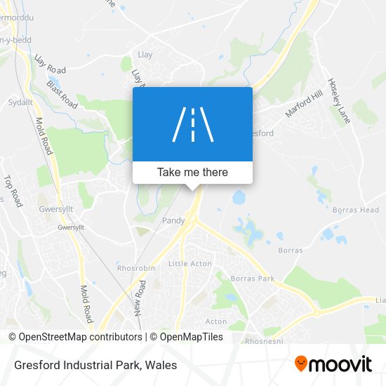 Gresford Industrial Park map