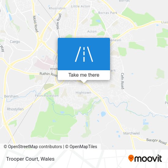 Trooper Court map