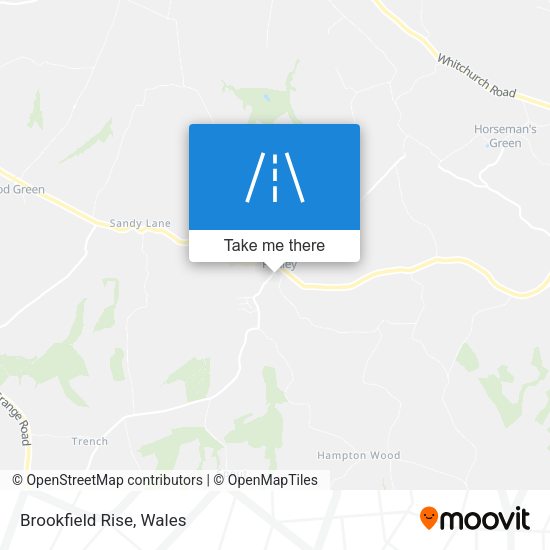 Brookfield Rise map