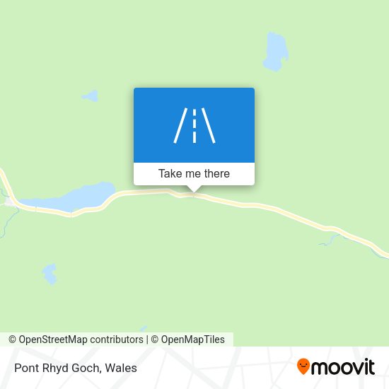 Pont Rhyd Goch map
