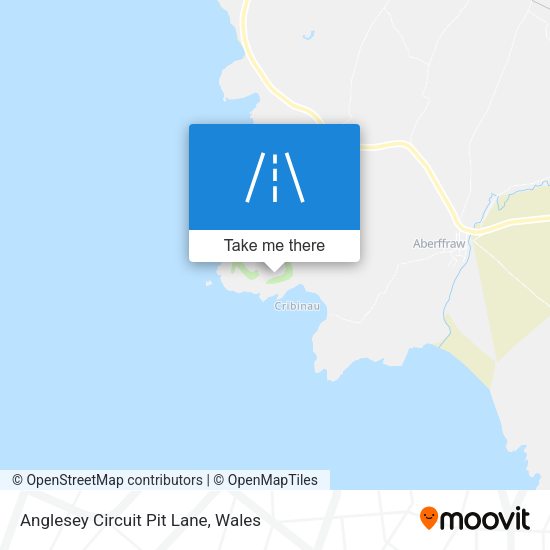 Anglesey Circuit Pit Lane map