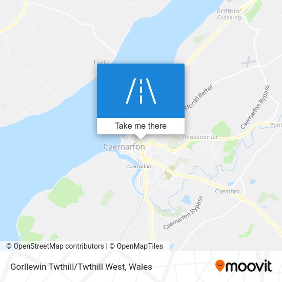 Gorllewin Twthill/Twthill West map
