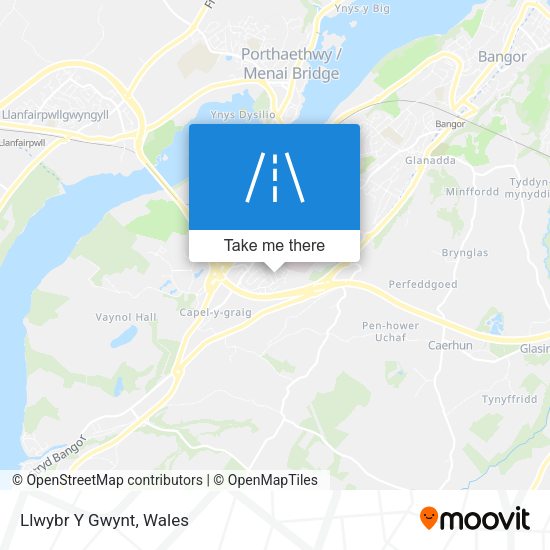 Llwybr Y Gwynt map