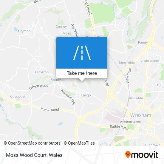 Moss Wood Court map