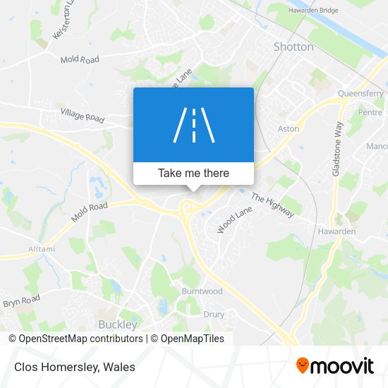 Clos Homersley map