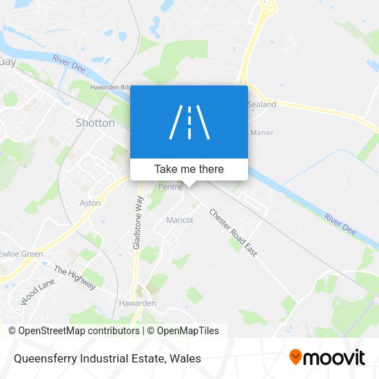 Queensferry Industrial Estate map