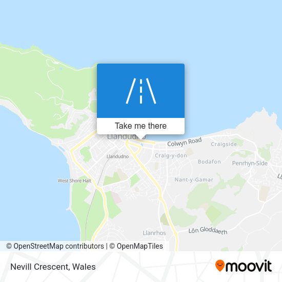 Nevill Crescent map