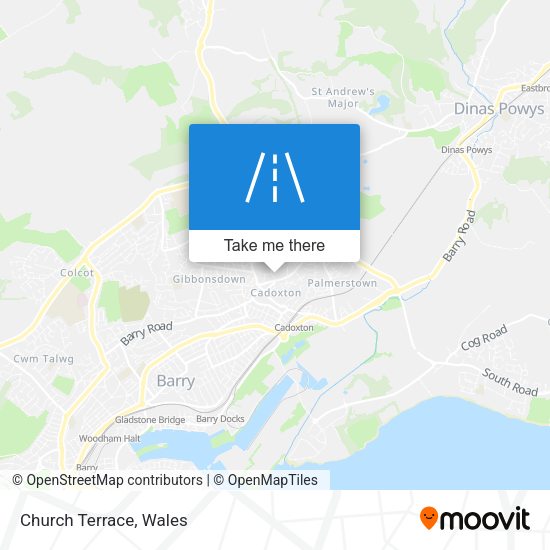 Church Terrace map