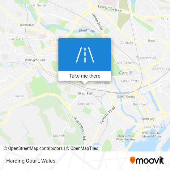 Harding Court map