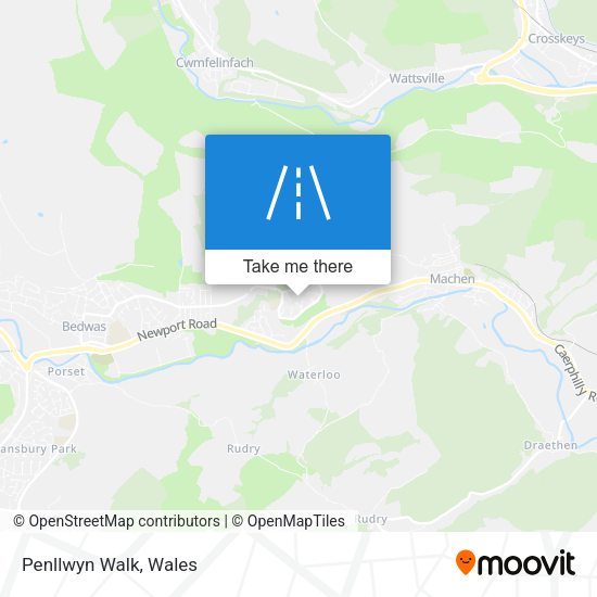 Penllwyn Walk map