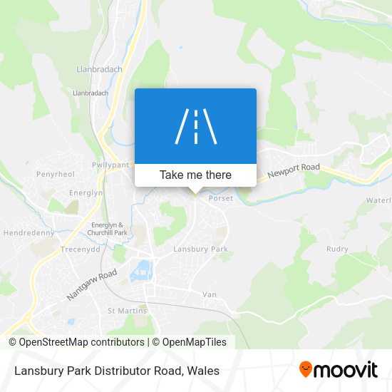 Lansbury Park Distributor Road map