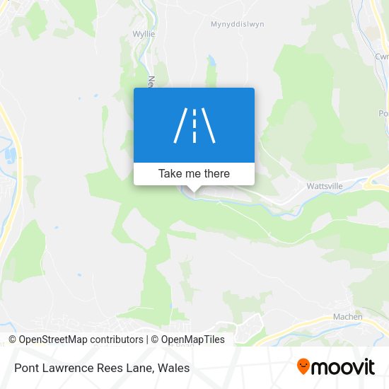 Pont Lawrence Rees Lane map