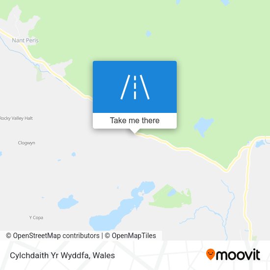 Cylchdaith Yr Wyddfa map