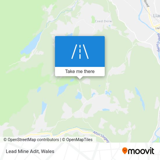 Lead Mine Adit map