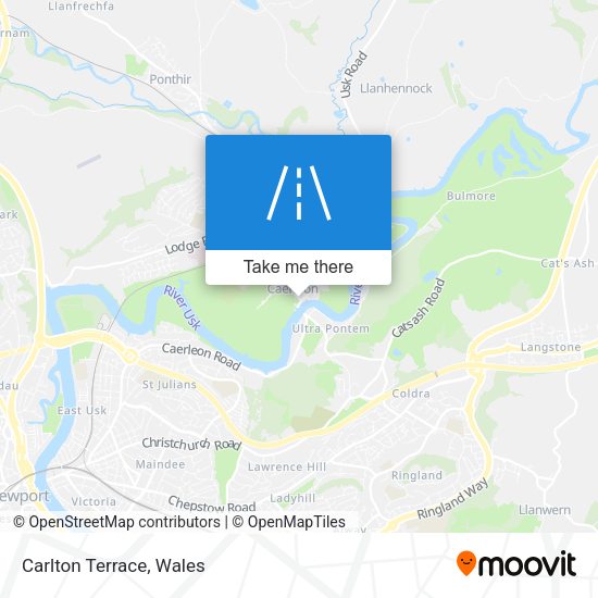 Carlton Terrace map