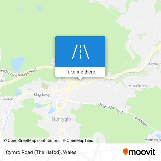 Cymro Road (The Hafod) map