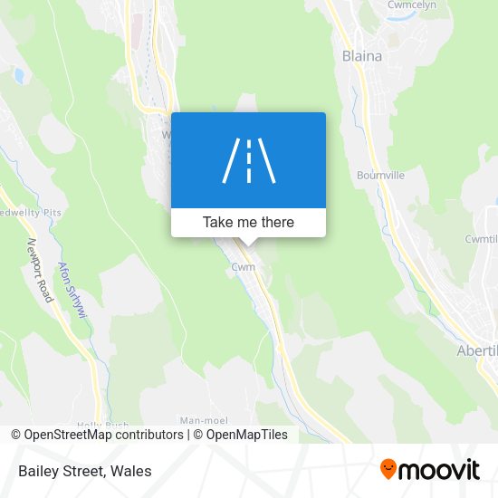 Bailey Street map