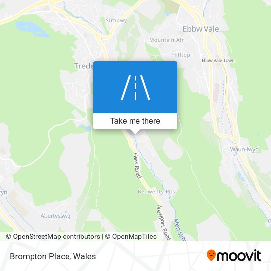 Brompton Place map