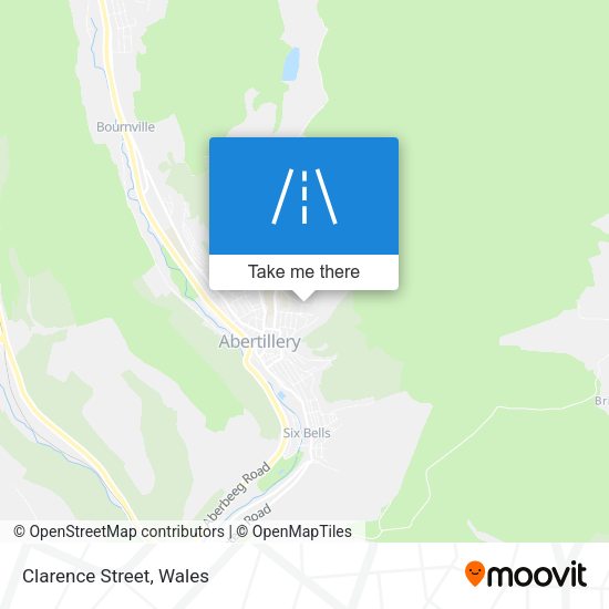Clarence Street map