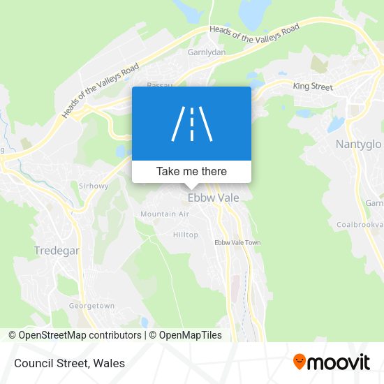 Council Street map